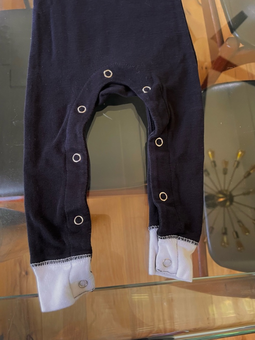 NEW 🐻 Flapjack Baby Onesie Pajamas, Baby Bear Trap Door, Raglan Sleeve, Snaps - Picture 10 of 14
